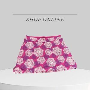 Tranquility skort pink purple Poly/spandex .medium